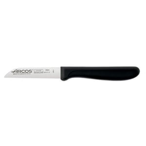 Нож для чистки Arcos 80 мм черный 180400 серия Genova, фото №1, интернет-магазин пищевого оборудования Систем4