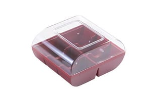 Коробки для 6 макаронс Silikomart Ruby Red 6, фото №1, интернет-магазин пищевого оборудования Систем4