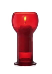 Подсвечник цвет красный серия Lucilla d 8,7 см, h 16,5 см 700020-589