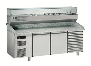Холодильний стіл для піци - піцеола SAGI KBPZ207A, фото №1, інтернет-магазин харчового обладнання Систем4