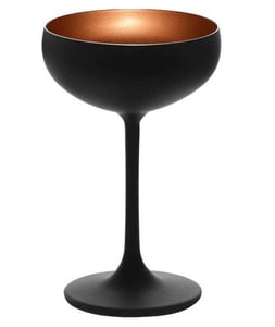 Бокал для шампанского матовый-черный Stoelzle 2739808 серия Olympic