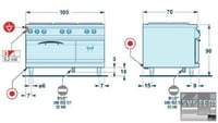 Плита Angelo Po 2G1FA0E, фото №8, интернет-магазин пищевого оборудования Систем4