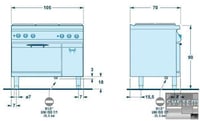 Плита Angelo Po 2G1FAPG, фото №8, интернет-магазин пищевого оборудования Систем4