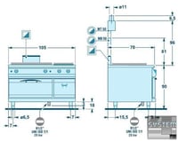 Плита Angelo Po 2G1TP3G, фото №8, інтернет-магазин харчового обладнання Систем4