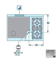 Плита Angelo Po 2G1TP3G, фото №9, інтернет-магазин харчового обладнання Систем4
