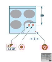 Плита Angelo Po 1G0PE1, фото №5, интернет-магазин пищевого оборудования Систем4