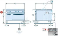 Плита Angelo Po 12WFA6G, фото №9, интернет-магазин пищевого оборудования Систем4