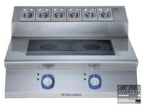 Індукційна плита Electrolux E7INEH2F0P із контейнерами 6 GN1/9, фото №1, інтернет-магазин харчового обладнання Систем4