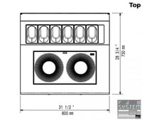 Индукционная плита Electrolux E7INEH2F0P с контейнерами 6 GN1/9, фото №3, интернет-магазин пищевого оборудования Систем4