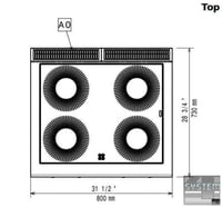 Индукционная плита Electrolux E7INEH400P, фото №3, интернет-магазин пищевого оборудования Систем4