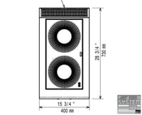 Стеклокерамическая плита Electrolux E7IRED2000, фото №3, интернет-магазин пищевого оборудования Систем4