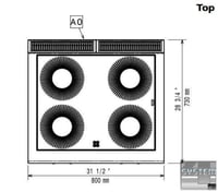 Стеклокерамическая плита Electrolux E7IREH4000, фото №3, интернет-магазин пищевого оборудования Систем4