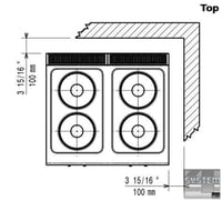 Электрическая плита Electrolux E7ECEH4R00, фото №3, интернет-магазин пищевого оборудования Систем4