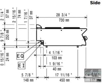 Електрична плита Electrolux E7ECEH4R00, фото №4, інтернет-магазин харчового обладнання Систем4