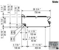 Электрическая плита Electrolux E7ECEH4Q00, фото №4, интернет-магазин пищевого оборудования Систем4