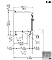 Електрична плита Electrolux E7ECEH4QE0, фото №4, інтернет-магазин харчового обладнання Систем4