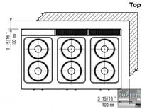 Электрическая плита Electrolux E7ECEL6R00, фото №3, интернет-магазин пищевого оборудования Систем4