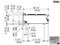 Электрическая плита Electrolux E7ECEL6R00, фото №4, интернет-магазин пищевого оборудования Систем4