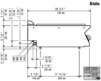 Электрическая плита Electrolux E7HOED2000, фото №4, интернет-магазин пищевого оборудования Систем4