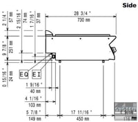 Электрическая плита Electrolux E7HOEH4000, фото №4, интернет-магазин пищевого оборудования Систем4