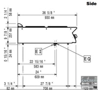 Електрична плита Electrolux E9ECEH4Q00, фото №4, інтернет-магазин харчового обладнання Систем4