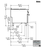 Електрична плита Electrolux E9ECEH4QE0, фото №4, інтернет-магазин харчового обладнання Систем4