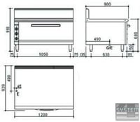 Духовой шкаф INOKSAN 9 GF 302E, фото №2, интернет-магазин пищевого оборудования Систем4