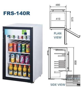 Холодильный шкаф Turbo air FRS 140 R, фото №3, интернет-магазин пищевого оборудования Систем4