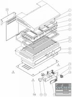 Гриль-саламандер Bartscher 101.544, фото №3, интернет-магазин пищевого оборудования Систем4