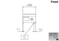 Поверхня для смаження Electrolux E7FTEDSSI0, фото №2, інтернет-магазин харчового обладнання Систем4