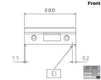 Жарочная поверхность Electrolux E7FTEHSSI0, фото №2, интернет-магазин пищевого оборудования Систем4