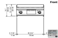 Поверхня для смаження Electrolux E7FTEHCSI0, фото №2, інтернет-магазин харчового обладнання Систем4