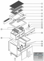 Гриль с вулканической лавой Bartscher 200.6581, фото №2, интернет-магазин пищевого оборудования Систем4