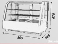 Тепловая витрина Beckers RTH 160, фото №2, интернет-магазин пищевого оборудования Систем4