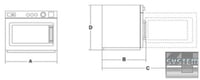 Микроволновая печь Panasonic NE 2146-2, фото №5, интернет-магазин пищевого оборудования Систем4