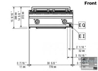 Вапо гриль Electrolux E7GREHGS00, фото №2, интернет-магазин пищевого оборудования Систем4