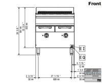 Вапо гриль Electrolux E7GREHGCF0, фото №2, інтернет-магазин харчового обладнання Систем4