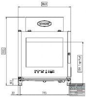 Пароконвектомат Unox XVC 1215EG, фото №7, интернет-магазин пищевого оборудования Систем4