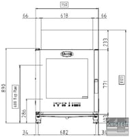 Пароконвектомат Unox XVC 515EG, фото №7, интернет-магазин пищевого оборудования Систем4