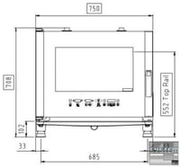 Пароконвектомат Unox XVC 305E, фото №7, інтернет-магазин харчового обладнання Систем4