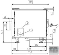 Пароконвектомат Unox XVC 305E, фото №8, інтернет-магазин харчового обладнання Систем4