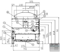 Пароконвектомат Unox XVC 315EG, фото №9, інтернет-магазин харчового обладнання Систем4