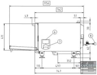 Пароконвектомат Unox XVC 105E, фото №8, інтернет-магазин харчового обладнання Систем4