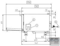 Пароконвектомат Unox XVC 105EР, фото №8, інтернет-магазин харчового обладнання Систем4