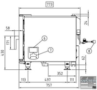 Пароконвектомат Unox XVC 205E, фото №8, интернет-магазин пищевого оборудования Систем4