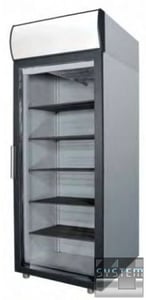 Холодильна шафа Polair DM105-G ШХ-0,5 ДС (нерж.), фото №1, інтернет-магазин харчового обладнання Систем4