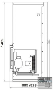 Холодильна шафа Polair CМ110-G ШХ-1,0 (нерж.), фото №4, інтернет-магазин харчового обладнання Систем4