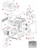 Пароконвектомат Bartscher Е7110 7 х GN 1/1 116.527, фото №2, інтернет-магазин харчового обладнання Систем4