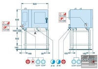 Пароконвектомат Angelo Po FX61E3R, фото №8, интернет-магазин пищевого оборудования Систем4