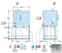 Пароконвектомат Angelo Po FX101G3, фото №8, интернет-магазин пищевого оборудования Систем4